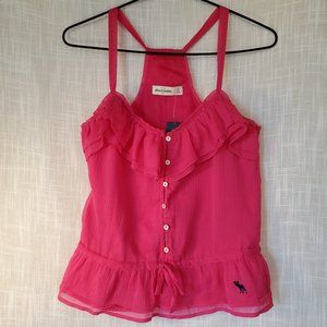 Abercrombie kids sleeveless tank blouse XL girls